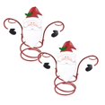 thumbnail image 1 of Oleegame 2PC Glass Bottle Wine & Decor And Glasses Kitchen For Home Holders 1 Glass & 2 Hold Christmas Perfect Wine Countertop Bottle Rack Holiday Storage Bottle Home Decor, 1 of 9