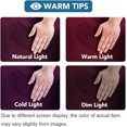 thumbnail image 3 of 4-piece set for 3 people Stretch Sofa Cover Couch Covers with Separate Chair Cushion Cover, Washable Furniture Protector for Living Room- wine red, 3 of 5