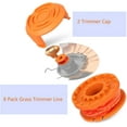 20 Pack 10FT Trimmer Spool Line for Worx，Edger Spool Compatible with