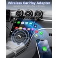 thumbnail image 7 of Wireless CarPlay Adapter for Apple Auto, TERUNSOUl Convert Wired CarPlay to Wireless Dongle for iPhone&iOS 10+, Type-C&Lanyard, Plug and Play, Black, 7 of 7