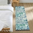 thumbnail image 3 of Yayeee Runner Rug for Bedroom 2'x6' Machine Washable Hallway Non Slip Mat, Beautiful Leaves Pattern, 3 of 8