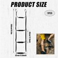 thumbnail image 2 of 3-Step Hunting Climbing Aid with Non-Slip Steps, 156cm Portable Hunting Tree Climbing Rope Ladder for Outdoor Sports Rock Climbing Caving Mountaineer, 2 of 4