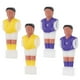 thumbnail image 4 of RomaMX 4 piezas Rod Soccer Foosball Table Football Hombre Jugador de fútbol Piezas de repuesto para fútbol de mesa 1.4M (2pcs Amarillo y 2pcs Morado), 4 of 7