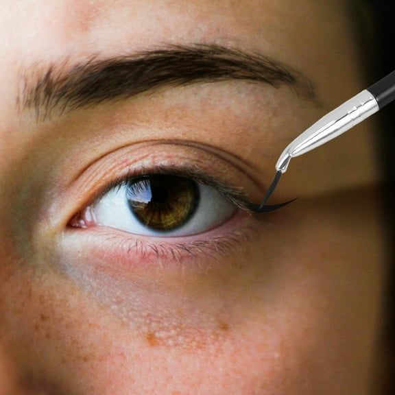 LABELEPH 3Pcs Ultra Thin Brow Brush Angled Design for Makeup Brush Enthusiasts