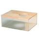 thumbnail image 1 of Contenedor de baño para hámster con arena para ducha, inodoro, caja de arena grande transparente Rectángulo S, 1 of 9
