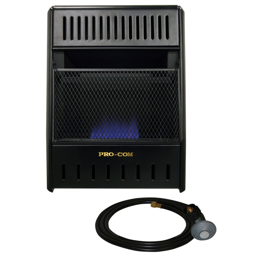 Procom Ml100tbahr 10,000 BTU Liquid Propane Heater - Black - Walmart.com