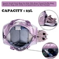 thumbnail image 4 of Bolsa deportiva LEDAOU, impermeable, para mujer, de gimnasio, color morado, 4 of 9