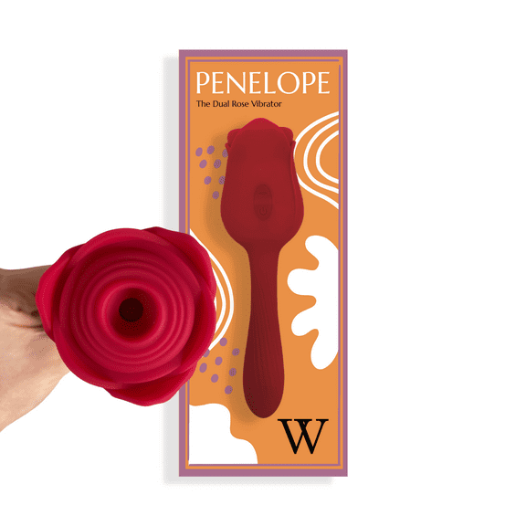 V For Vibes Penelope- The Best Rose Vibrator,  Rose Dildo