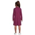 thumbnail image 3 of Wonder Nation Girls Long Sleeve Collared Dress, Sizes 4-18 & Plus, 3 of 5