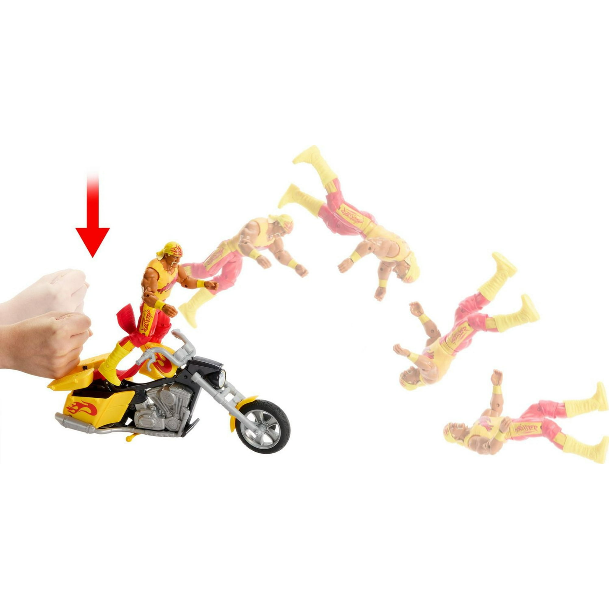 WWE ホーガン＆バイク WWE Wrekkin Python Power Slamcycle Vehicle with Hulk Hogan