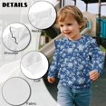 thumbnail image 6 of DISNIMO Flower Printed Pullover for Toddler Girl Crewneck Sweatshirt Long Sleeve T-Shirts Fall Winter Hoodies 1-2 Years, 6 of 7