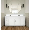 thumbnail image 2 of Design House Concord Vanity in White with Solid White Cultured Marble Top, Fully Assembled, 61-Inch, 2 of 17