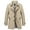 Khaki, variant on EGNMCR Men's Windbreaker Winter Casual Solid Slim Notched Lapel Collar Single Breasted Side Slit Pocket Coat Cotton Office Overcoat Jacket