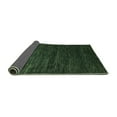 thumbnail image 2 of Ahgly Company Indoor Square Abstract Turquoise Blue Modern Area Rugs, 8' Square, 2 of 4