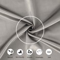 thumbnail image 6 of PiccoCasa 2 PCS Silk Pillowcase For Skin And Hair Silk Pillow Case Both Side Silk With Hidden Zipper Queen Grey, 6 of 9