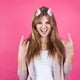 thumbnail image 2 of 1 Pair Cosplay Fancy Cat Ears Hair Clip with Bell Adorable Cat Ear Hair Pin, 2 of 4