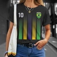 thumbnail image 4 of Brazil 10 Soocer Jersey Brazil Football Fan Soccer V3 Men Women Tshirt Graphic Print Unise, 4 of 6