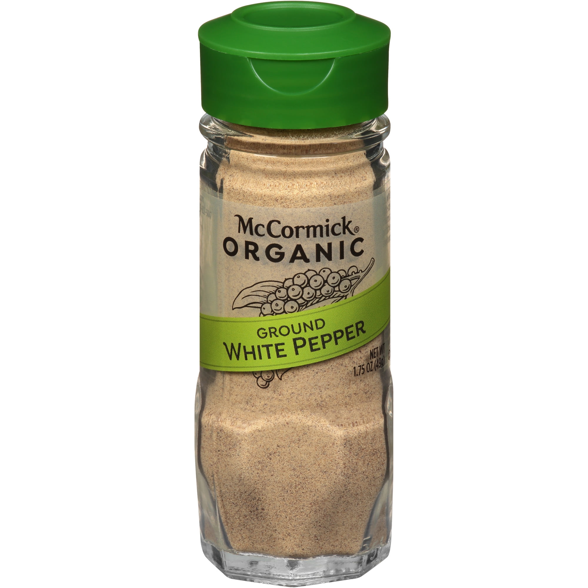 McCormick Gourmet Organic Ground White Pepper, 1.75 oz