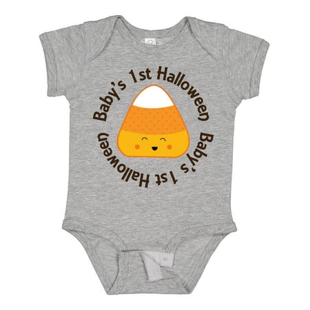 

Inktastic First Halloween Candy Corn Gift Baby Boy or Baby Girl Bodysuit