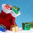 thumbnail image 5 of Large Christmas Ornaments 6Pcs Christmas Tree Metallic Foil Wrapped Ornaments Decoration Boxes Ornaments Party Favors,hristmas Tree Hanging Decorations (Random Color,3.14Inch), 5 of 8