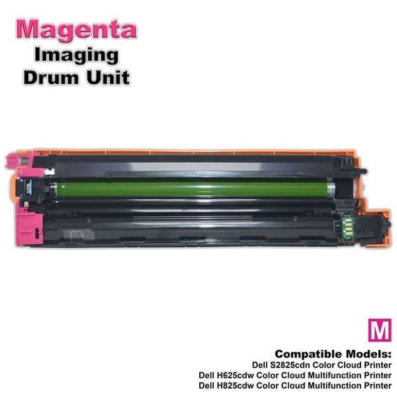 Pre-Owned Dell Magenta Imaging Drum for H625cdw/H825cdw/S2825cdn Printers - D20NH