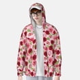 thumbnail image 2 of Fotbe Rose Flowers Chaqueta con Protección Solar UPF 50+ para Hombre y Mujer, Camisa con Capucha y Bolsillos-X-Large, 2 of 7