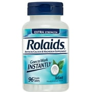 Rolaids Extra Strength Tablets Mint, 96 ea (Pack of 4)