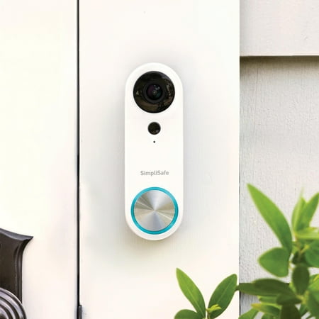 SimpliSafe - Video Doorbell Pro - Wired - White