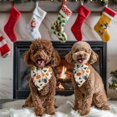 thumbnail image 4 of Dog Bandana 2 Pack,Halloween Pumpkin Spider Pattern Bandanas for Dogs,Cat Bandana,Small/ Large Dog Bandana 2 Size,Dog Bandanas Girl Boy, 4 of 5