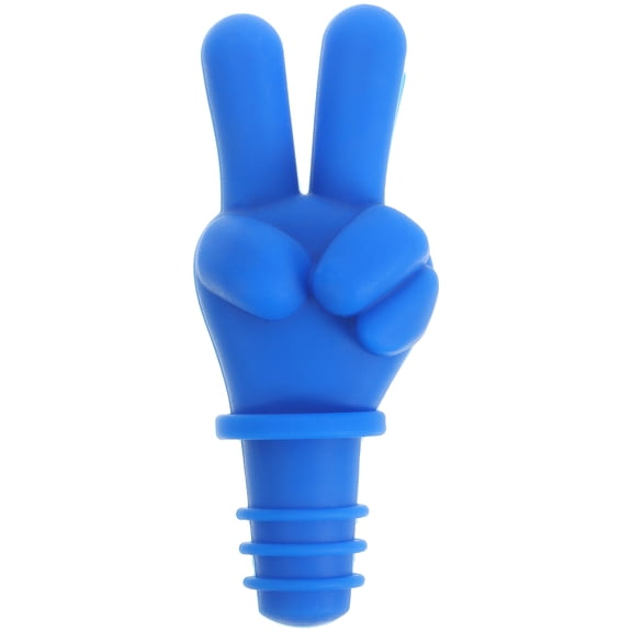 HONITANO V Gesture Shape Wine Bottle Stopper 1Pack Reusable Sealing and Preservation for Home Bars Clubs Adults