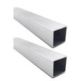 thumbnail image 2 of Aluminum Square Tubing 2Pcs 76mm x 76mm x 1060mm Long Wall Thickness 1.2mm, 2 Pack Aluminum Structural Square Tube 3 x 3 x 0.05 x 41.73" inch, 2 of 2