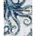 thumbnail image 5 of Outdoor Pillow Covers Pack of 2, Ocean Blue Octopus Shell Coral on Vintage Waterproof Throw Pillowcase Cushion Cases, Marine Life Decorative Pillow Cover for Couch Sofa Home Bed Patio, 5 of 6