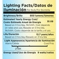 thumbnail image 5 of Viribright 9W PAR30 LED Bulb Light, 75W Equivalent, 800 Lumens, Soft White 2700K, E27 Base, 60°Beam Angle Spotlight, for Indoor 3 Pack, 5 of 7