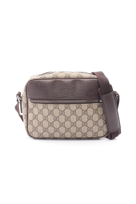 Pre-Owned Gucci GG Supreme Shoulder Bag/Handbag, Coated Canvas and Leather, Women's,...