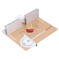 thumbnail image 4 of Elevador De Enrutador, Placa De Inserción De Mesa De Enrutador, Banco De Carpintería De Aleación De Aluminio Y Acero Inoxidable, Sistema De Placa De Enrutador, Mesa De Elevación(金色), 4 of 8