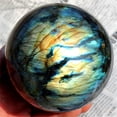 thumbnail image 3 of Esfera de amatista de cuarzo labradorita natural Bola de cristal Citrino curativo, 3 of 8