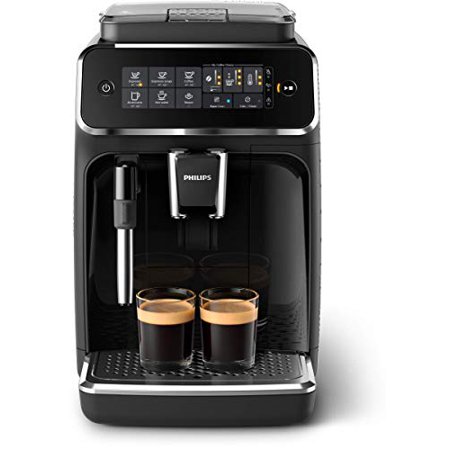 PHILIPS 3200 Series Fully Automatic Espresso Machine w/ Milk Frother, Black, EP3221/44