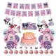 thumbnail image 4 of Pancarta de vajilla desechable con temática de Sanrio Kuromi para fiesta de cumpleaños de niña, globo de aluminio Cinnamoroll, juguete de decoración para baby shower, 4 of 5