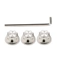 thumbnail image 3 of 4Pcs Metal Guitar Knobs Allen Key Set Volume Tone Control Knobs Guitar Tone Control Buttons Electric Guitar Parts, for Jazz and Bass Guitars Silver, 3 of 9
