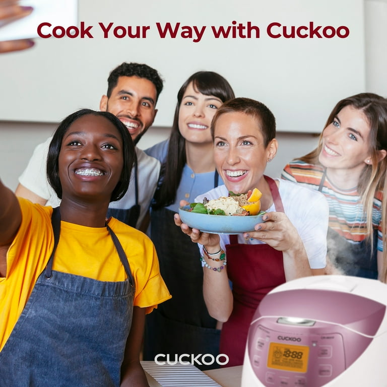 CUCKOO CR-0631F 6-Cup (Uncooked) / 12-Cup (Cooked) Micom Rice Cooker with Nonstick Inner Pot, 8 Menu Modes, LCD Display, Fuzzy Logic Tech, Auto Clean CUCKOO CR-0631F 6-Cup (Uncooked) / 12-Cup (Cooked) Micom Rice Cooker with Nonstick Inner Pot, 8 Menu Modes, LCD Display, Fuzzy Logic Tech, Auto Clean