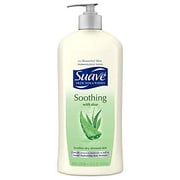 Suave Skin Lotion 18 onces Pump Aloe Apaisant (532ml) (2 Pack)