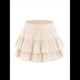 thumbnail image 3 of Shorts Holgados para Mujer, Estilo Bohemio, con Volantes, con Diseño de Mariposas en , Minifaldas de Cintura Alta, Shorts Casuales Beige S, 3 of 8