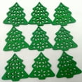 thumbnail image 3 of Gymnture 50Pcs Christmas Tree Wood Cutouts Green Wood Slices Crafts, 3 of 10