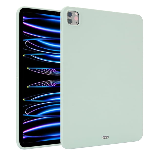 Allytechgroup iPad Pro 11 Inch M4 Case 2024, Ultra Slim Thin Lightweight Soft Silicone Back Shell Bumper Shockproof Protective Case Cover for Apple iPad Pro 11 Inch M4 2024 5th Gen, Mint