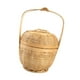 thumbnail image 4 of Canasta tejida Organizador de cocina de bambú Portable elegante manualidades de restaurantes para el hogar Cesta de almacenamiento decorativo de L, 4 of 9
