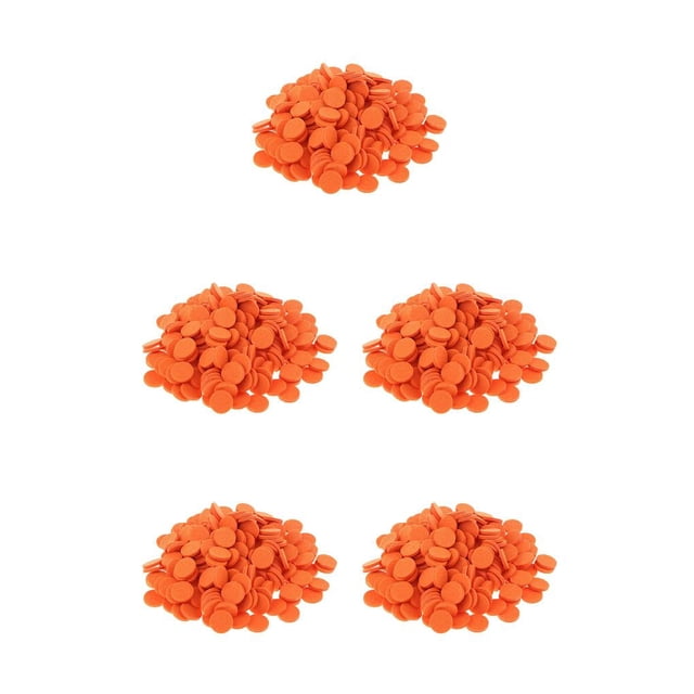 Decodeary 200Pcs 21mm Aromatherapy Essential Oil Diffuser Locket Refill Pads Fragrant and Absorbent orange 200 pcs 5Set