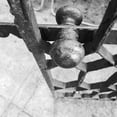 thumbnail image 2 of Phillip, Jamie 20x20 White Modern Wood Framed Museum Art Print Titled - Black Iron Gate, 2 of 4