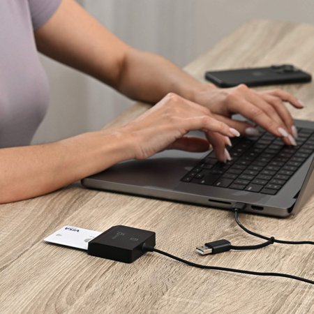 j5create - USBTM Smart Memory Card Reader - Black