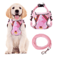 thumbnail image 2 of "Arneses Para Mascotas Reflectantes Pecher Para Perro Y Gato talla s Lab.G Rosa", 2 of 5