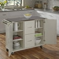 thumbnail image 4 of Homestyles Dolly Madison Wood Kitchen Cart in Off White, 4 of 6